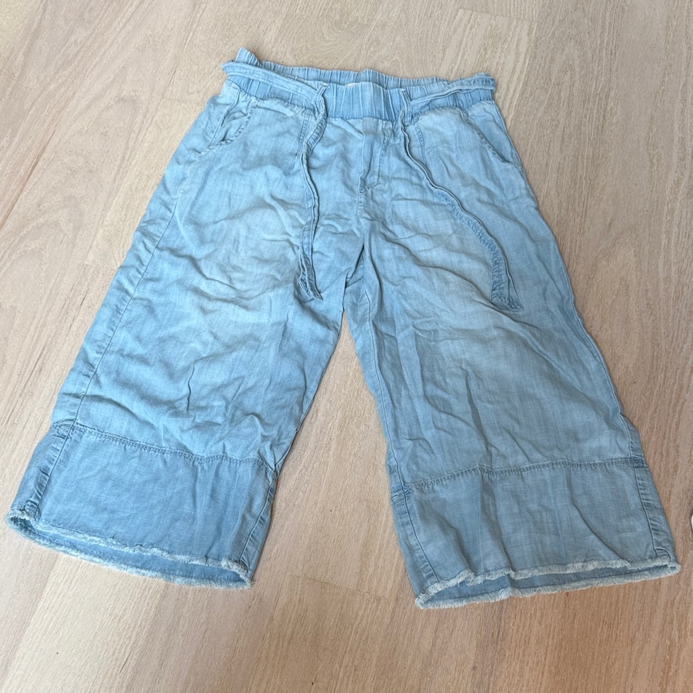 Cloth & Stone Light Blue Elastic Waist Pants